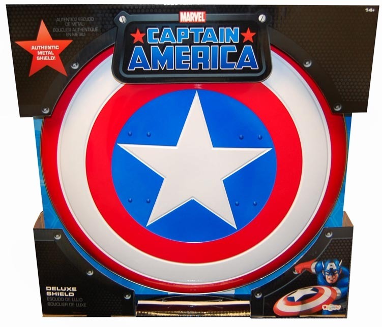 Bouclier de Captain America r�plique m�tal 60cm